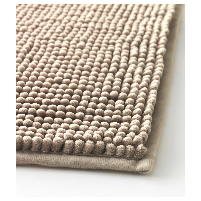 IKEA TOFTBO Pedestal mat, beige, 55x60 cm (22x24 ")