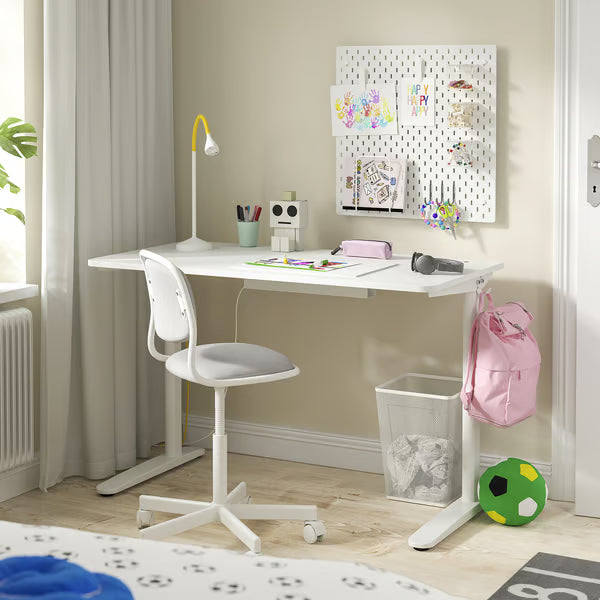 IKEA RELATERA Desk, white, 117x60 cm (46 1/8x23 5/8 ")