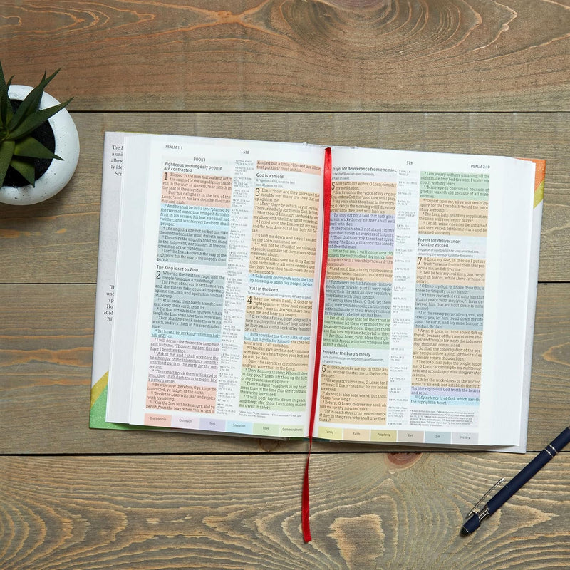 KJV Rainbow Study Bible, Hardcover by Holman Bible Publishers