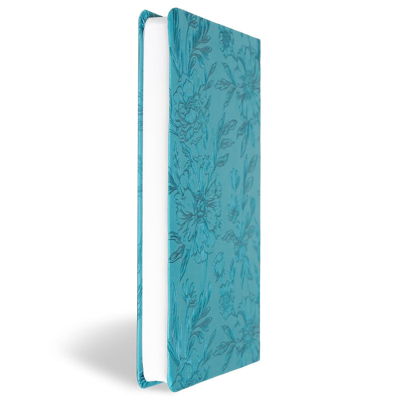 NASB Large Print Thinline Bible, Value Edition, Teal Leathertouch by Holman Bible Publishers