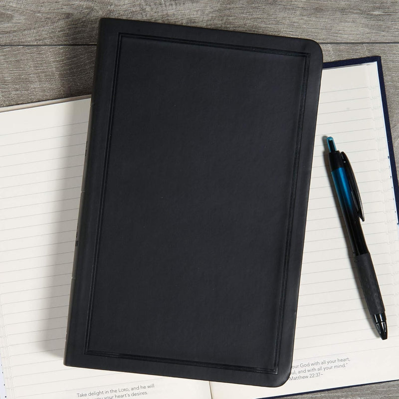 KJV Deluxe Gift Bible, Black Leather Touch by Holman Bible Publishers