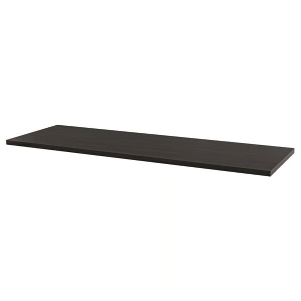IKEA LAGKAPTEN Table top, black-brown, 200x60 cm (78 3/4x23 5/8 ")