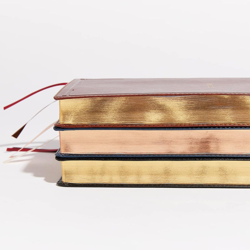 NKJ Thinline Reference Bible, Burgundy, Leathersoft by Thomas Nelson