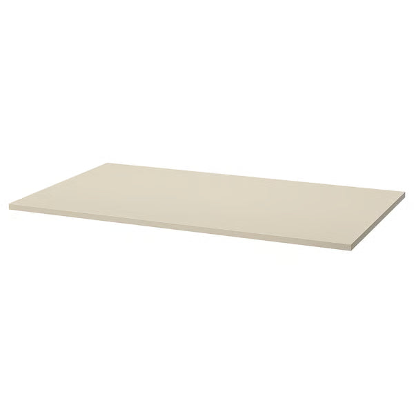IKEA TROTTEN Table top, beige, 120x70 cm (47 1/4x27 1/2 ")
