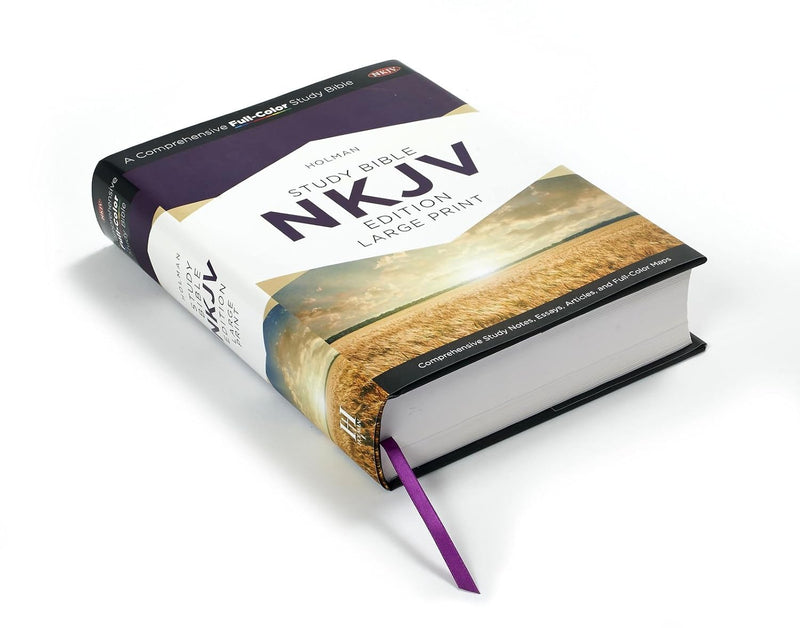 Holman Study Bible: New King James Version, Large Print, Full-Color Hardcover by Holman Bible Publishers