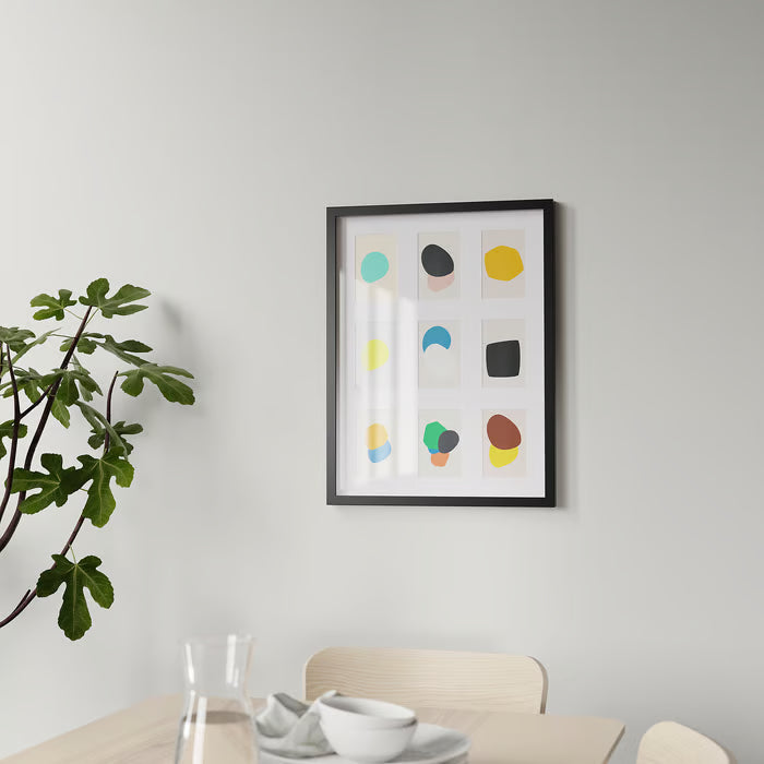 IKEA RÖDALM Frame for 9 pictures, black, 46x61 cm (18x24 ")