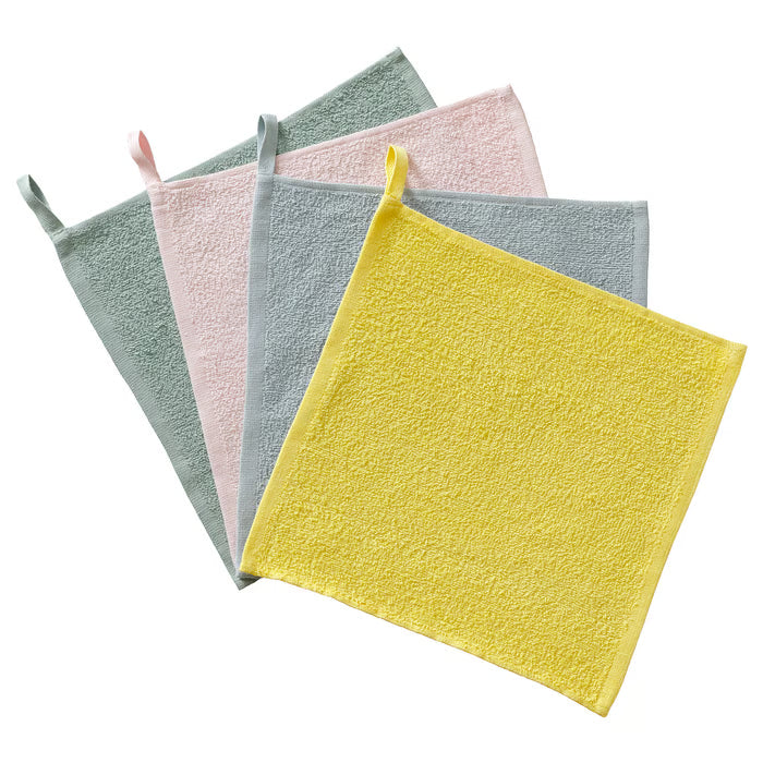 IKEA KRAMA Washcloth, mixed colours, 30x30 cm (12x12 ")