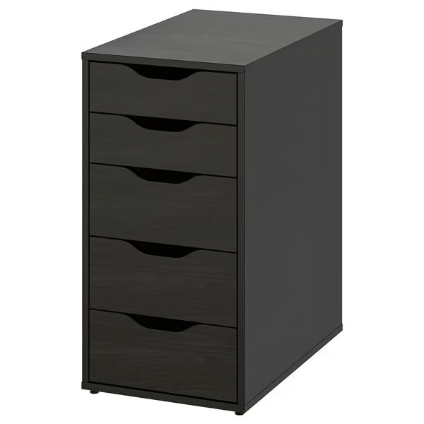 IKEA LAGKAPTEN / ALEX Desk, black-brown, 140x60 cm (55 1/8x23 5/8 ")