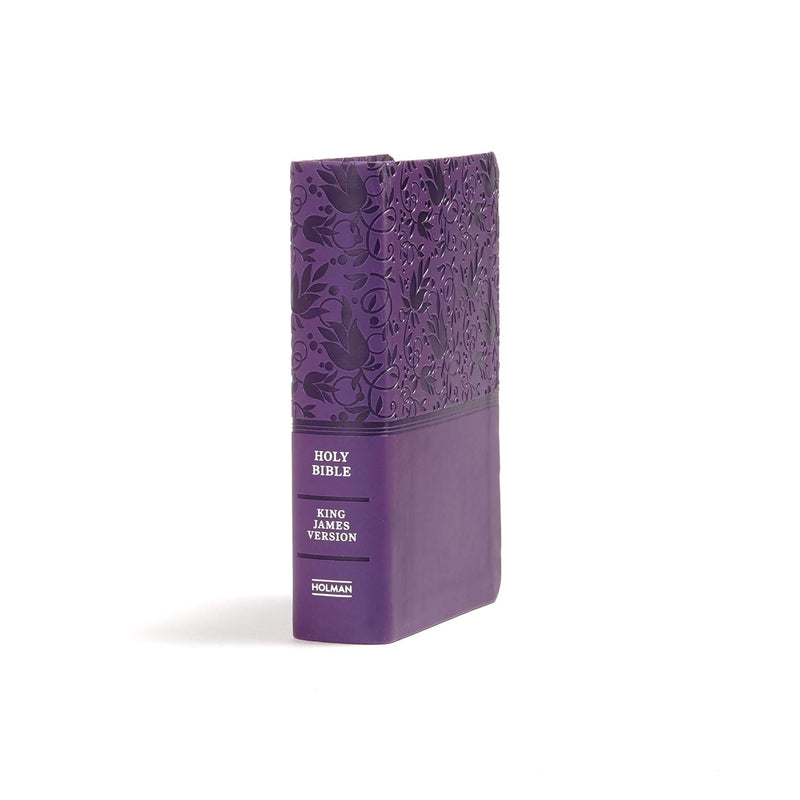 KJV Deluxe Gift Bible, Purple LeatherTouch by Holman Bible Publishers