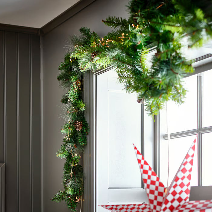 IKEA STRALA LED lighting chain with 160 lights, battery-operated mini/copper-colour