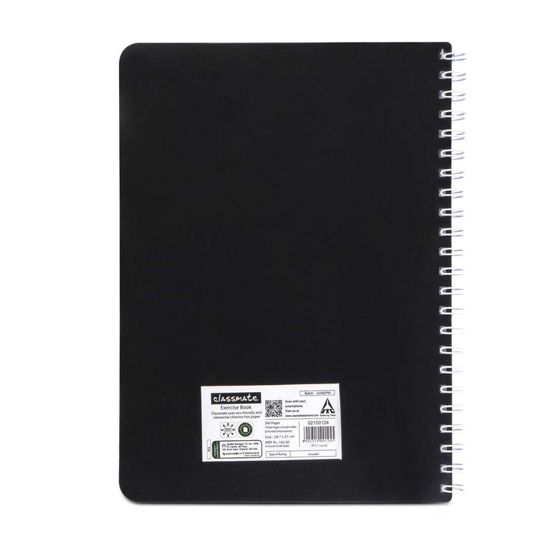 Classmate Pulse 6 Subject Spiral Notebook - Pack of 1