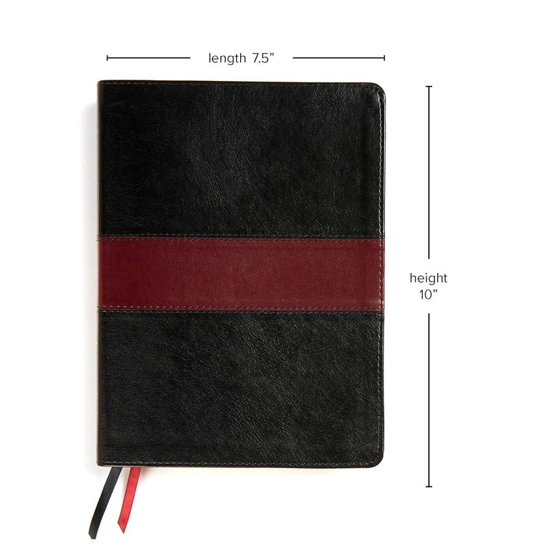 KJV Apologetics Study Bible, Black/Red Leather Touch by Holman Bible Publishers