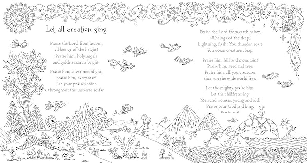 The Lion Psalms Colouring Book by Antonia Jackson