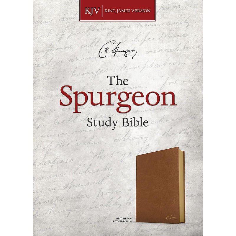 KJV Spurgeon Study Bible – Tan Leathertouch by Holman Bible Publishers