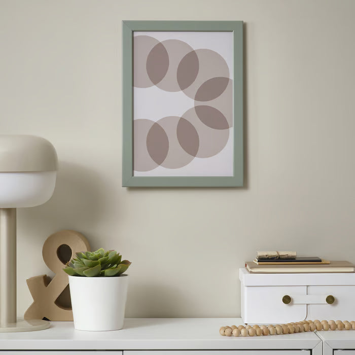 IKEA FISKBO Frame, light grey-green, 21x30 cm (8 ¼x11 ¾ ")