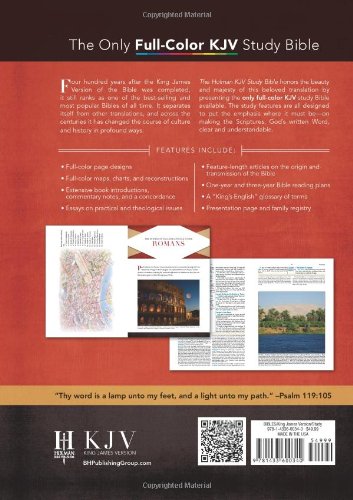 KJV Study Bible, Jacketed Hardcover  by Holman Bible Staff