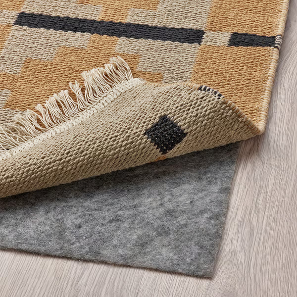 IKEA TELEGRAFLINJE Rug, flatwoven, yellow-beige, 170x240 cm (5 ' 7 "x7 ' 10 ")