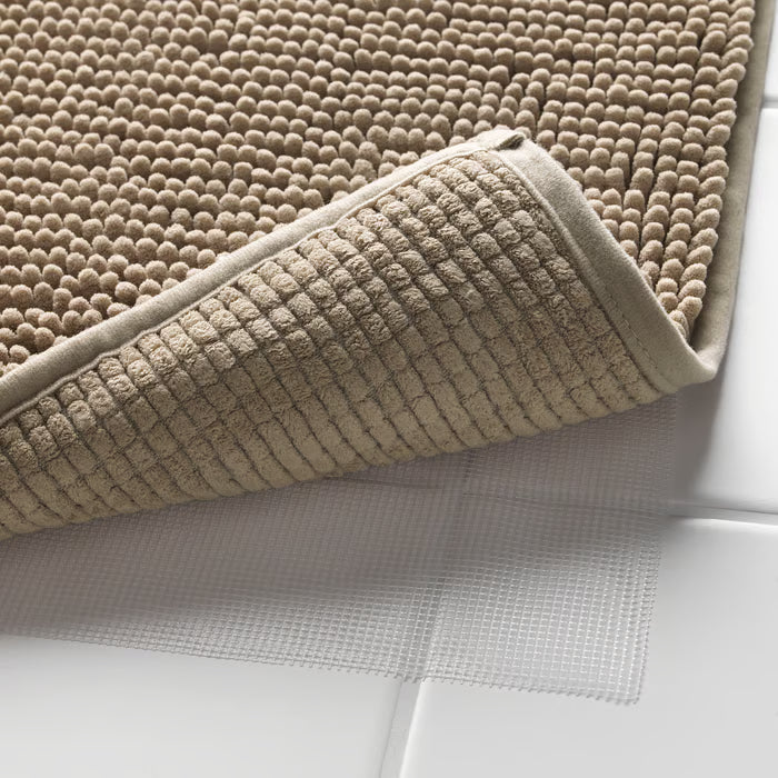 IKEA TOFTBO Bath mat, beige, 55 cm (22 ")