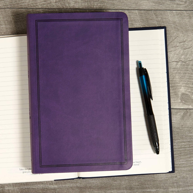 Holy Bible: King James Version, Purple Leathertouch by Holman Bible Publishers