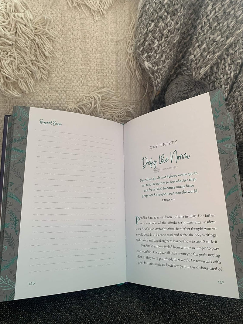 Beyond Brave: 60 Days of Journaling Devotions for Young Women by Zondervan