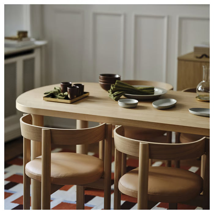 IKEA STOCKHOLM 2025 Table, oak veneer/oak veneer, 230x90 cm (90 1/2x35 3/8 ")