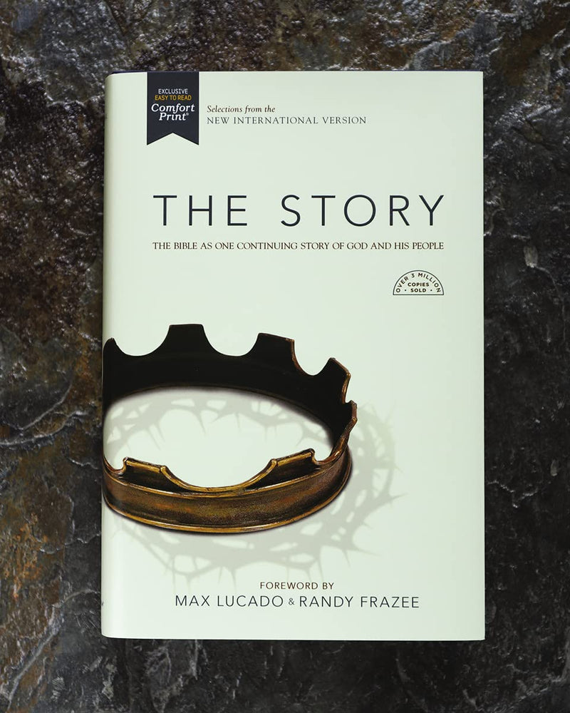 NIV, The Story, Comfort Print: The Bible as One Continuing Story of God and His People by Max Lucado and Randy Frazee (Foreword)