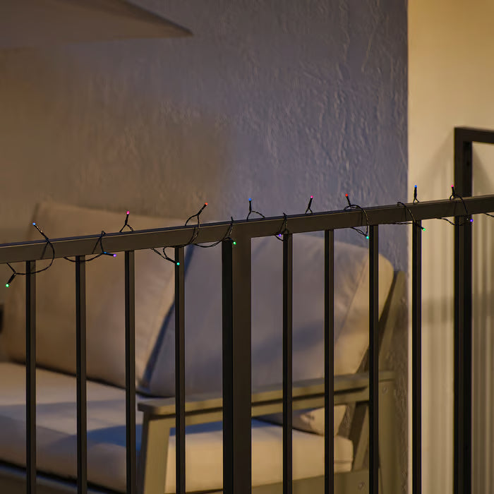 IKEA GETKAL LED lighting chain, adjustable colour battery-operated/outdoor, 4.5 m (177 1/8 ")