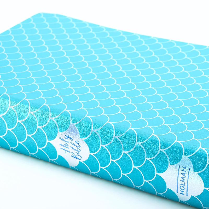 KJV Kids Bible, Aqua Leather Touch by Holman Bible Staff