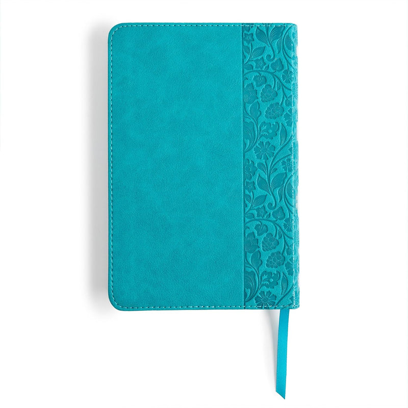 Personal Size Bible, Teal LeatherTouch  by Holman Bible Publishers