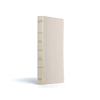 KJV Thinline Bibel Gold Leathertouch Edition von Holman
