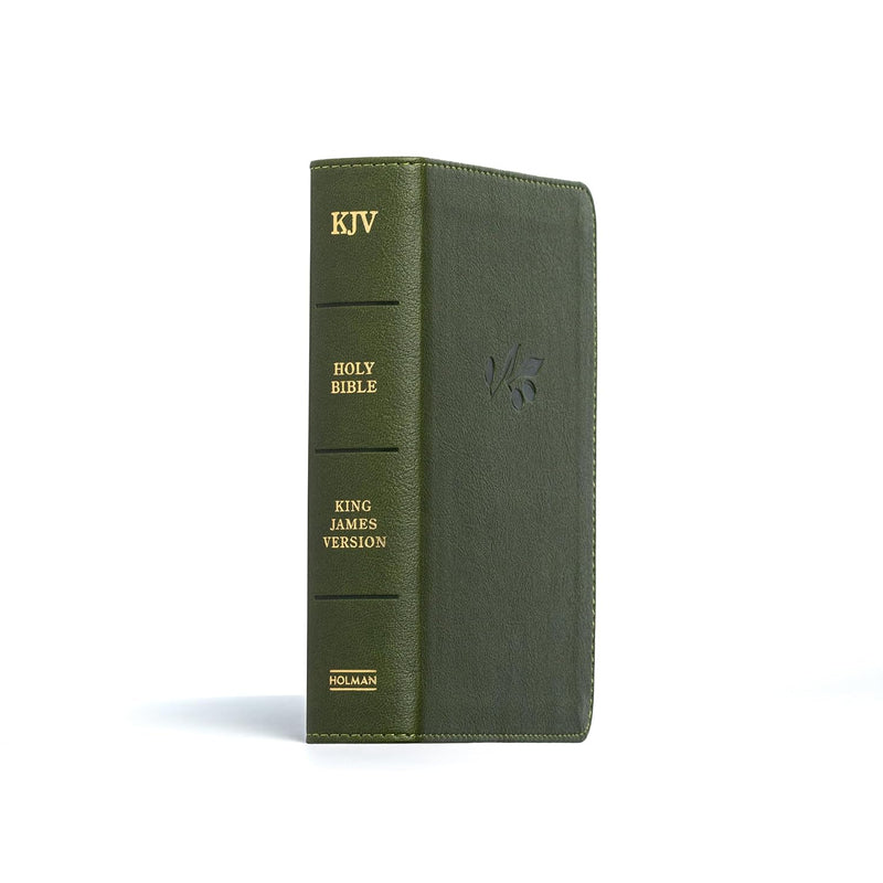 Holy Bible: King James Version, Olive, Leathertouch, Reference Bible, Topical Concordance, Full-Color Maps by Holman Bible Publishers
