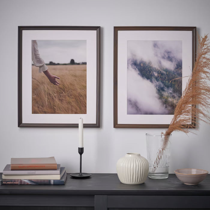 IKEA KLOTKÖRSBÄR Frame, oak effect/dark brown, 30x40 cm (11 ¾x15 ¾ ")