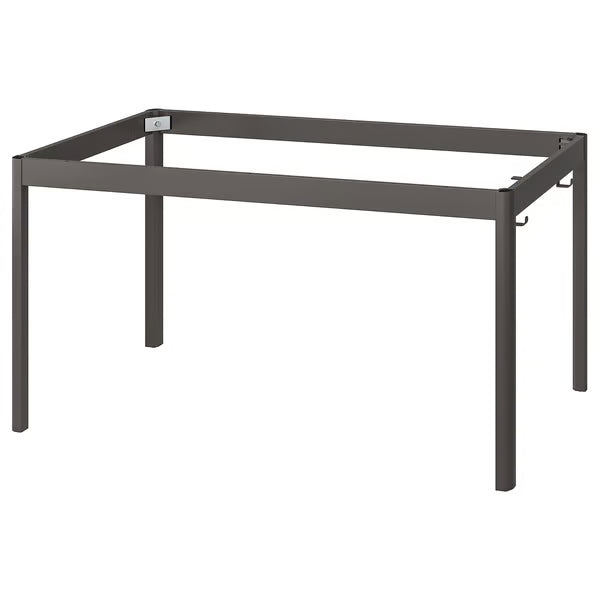 IKEA IDASEN Underframe for table top, dark grey, 139x69x72 cm (54 3/4x27 1/8x28 3/8 ")