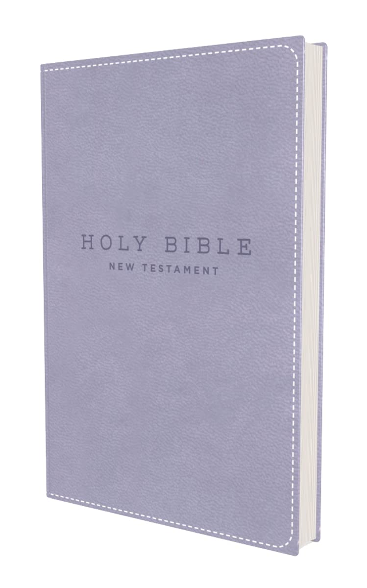 NIV Tiny Testament Bible, New Testament, Leathersoft, Blue, Comfort Print by Zondervan Publishing