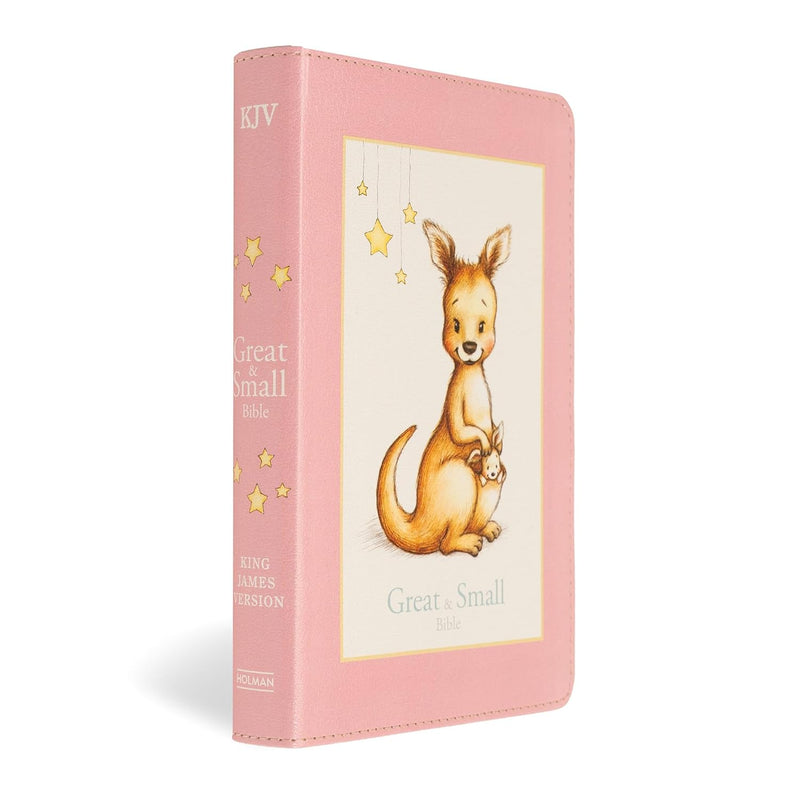 KJV Great and Small Bible, Pink LeatherTouch by Holman Bible Publishers