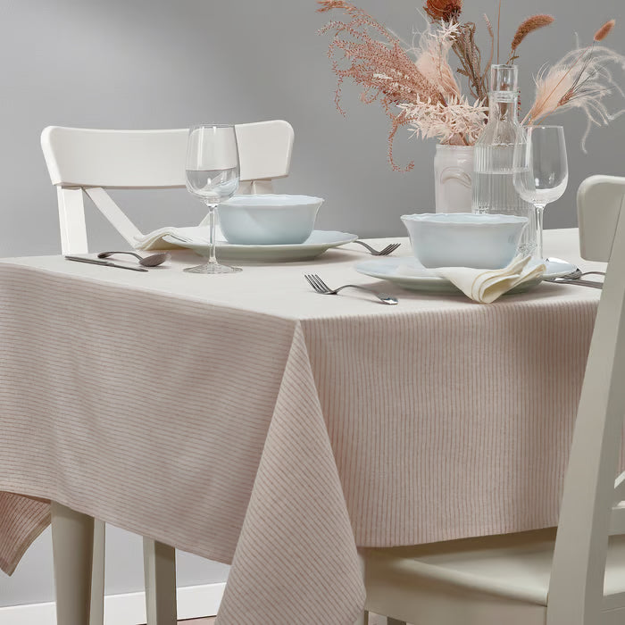 IKEA SILVERARV Tablecloth, beige, 145x240 cm (57x94 ")
