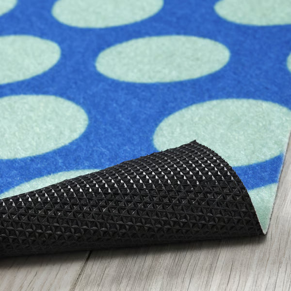 IKEA KÖRFÄLTSPIL Door mat, blue green/circle pattern, 40x60 cm (1 ' 4 "x2 ' 0 ")
