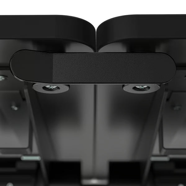 IKEA MITTZON Foldable table with castors, black, 140x70 cm (55 1/8x27 1/2 ")