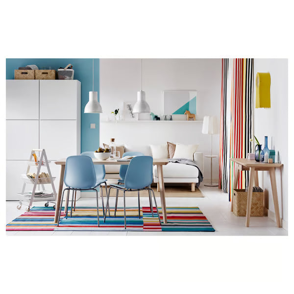 IKEA HALVED Rug, flatwoven, handmade multicolour, 170x240 cm (5 ' 7 "x7 ' 10 ")