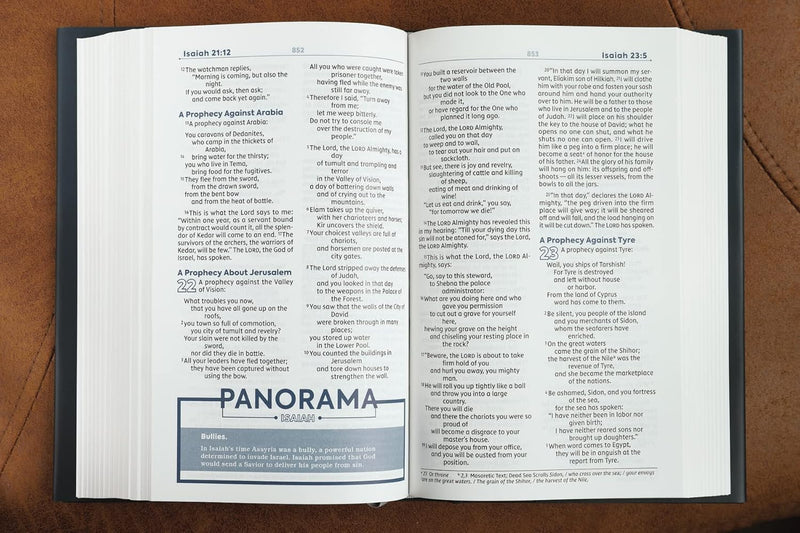 NIV, Teen Study Bible, Hardcover, Navy, Comfort Print by Zondervan