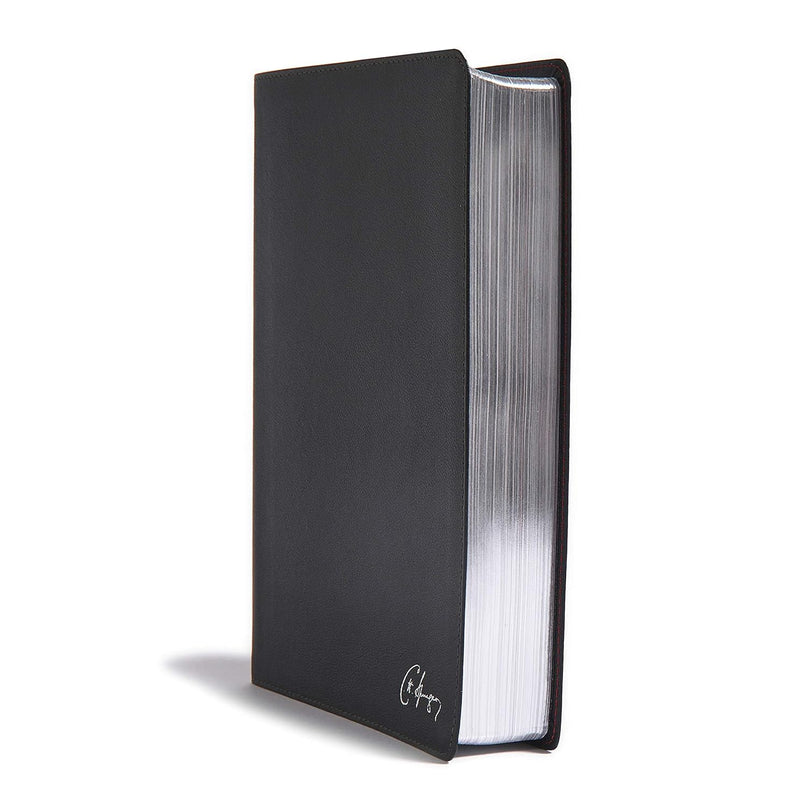 KJV Spurgeon Study Bible, Black Genuine Leather by Holman Bible Staff