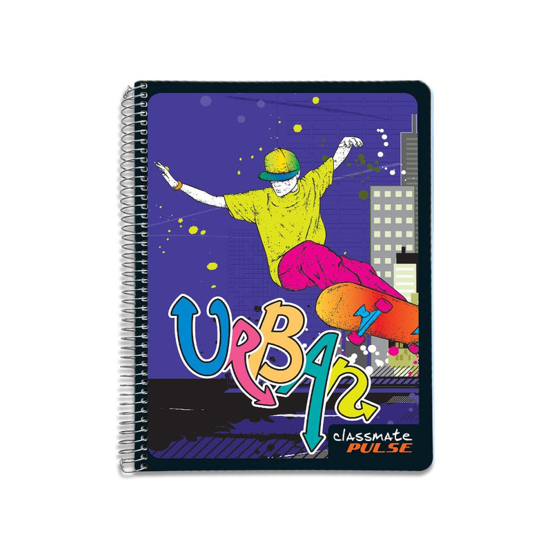 Classmate Pulse Single Subject Spiral Notebook - Pack of 1