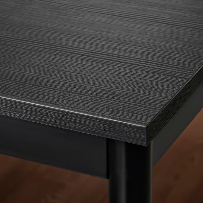 IKEA SANDSBERG Table, black, 110x67 cm (43 1/4x26 3/8 ")