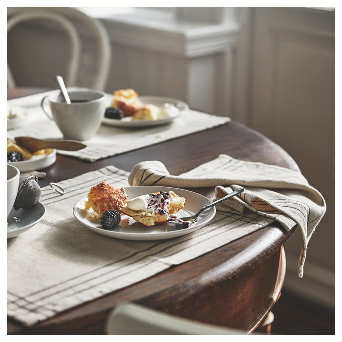 IKEA VARARV Place mat, dark grey/natural, 35x45 cm (13 ¾x17 ¾ ")