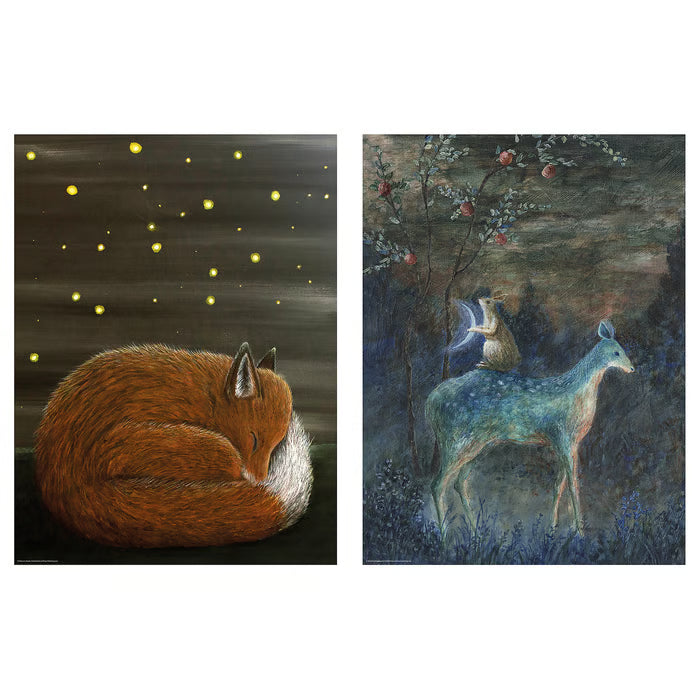 IKEA BILD Poster, sleeping by lights of the night, 30x40 cm (11 ¾x15 ¾ ")