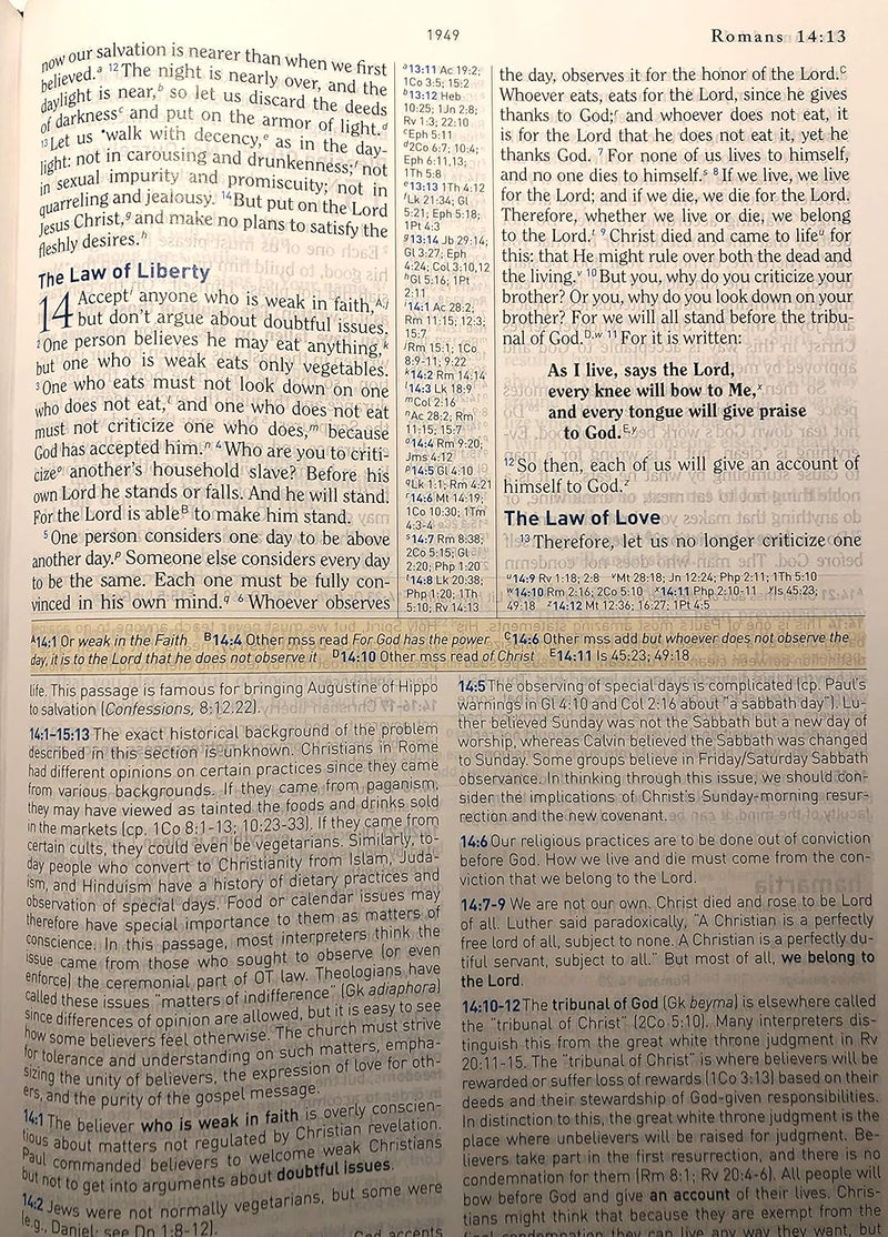 HCSB Large Print Study Bible, Hardcover by Holman Bible Staff