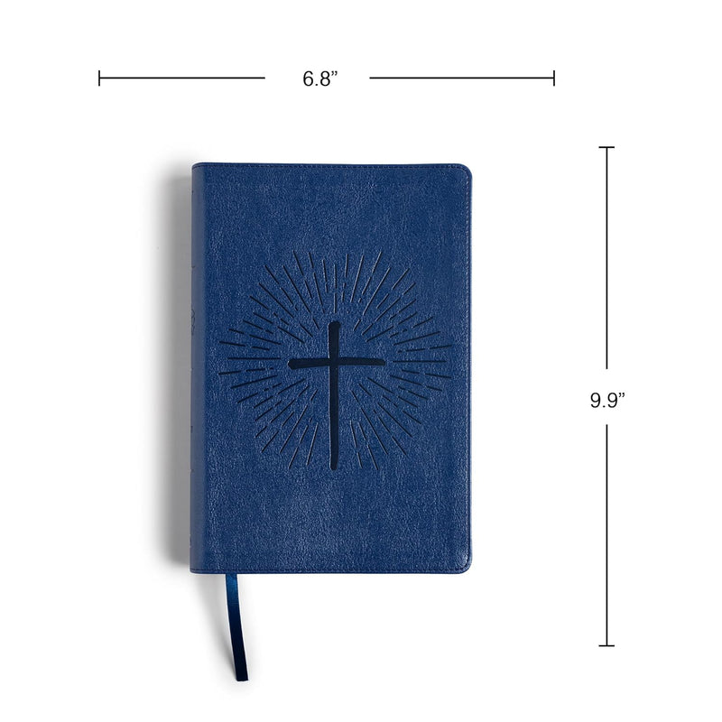 KJV One Big Story Bible, Royal Blue Leather Touch by Holman Bible Publishers