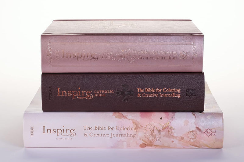 Inspire Catholic Bible NLT: The Bible for Coloring &amp; Creative Journaling by Tyndale