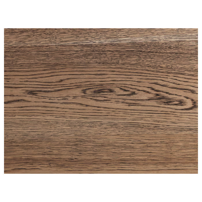 IKEA MORBYLANGA Table, oak veneer brown stained, 140x85 cm (55x33 ")