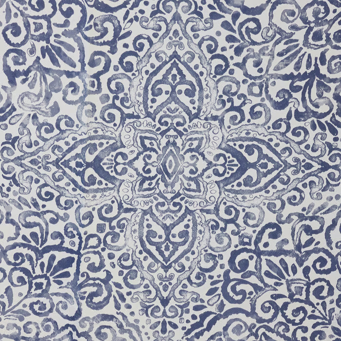 IKEA ANGSKLOCKA Shower curtain, white/blue, 180x200 cm (71x79 ")